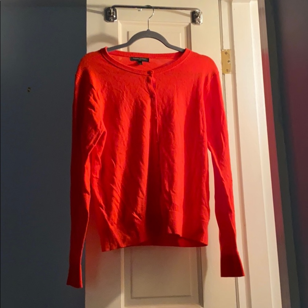 Orange Cardigan